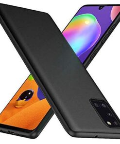 winble Samsung Galaxy A31 Back Cover Case Soft Flexible (Black)