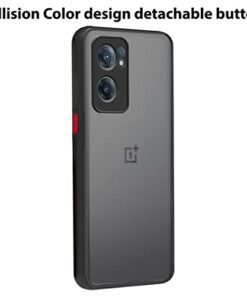 Winble Back Case Cover for 1 OnePlus Nord CE 2 5G Back Cover Slim Camera Protection Shockproof Anti Slip Grip PC TPU Smock Back Cover for OnePlus Nord CE 2 5G One Plus Nord CE 2 5G Black 0 0