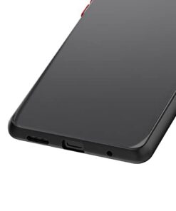 Winble Back Case Cover for 1 OnePlus Nord CE 2 5G Back Cover Slim Camera Protection Shockproof Anti Slip Grip PC TPU Smock Back Cover for OnePlus Nord CE 2 5G One Plus Nord CE 2 5G Black 0 4