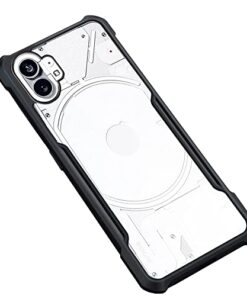 winble Back Case Cover for Nothing Phone 1 Back Cover Crystal Clear Camera Protection Airbag PC TPU Bumper Back Cover for Nothing Phone 1