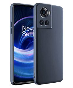 winble OnePlus 10R 5G Back Cover Case Liquid Silicone (Gray)