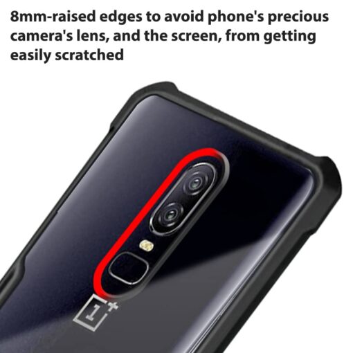 winble OnePlus 6 Back Cover Case Crystal Clear - Image 3