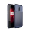winble OnePlus 6T / OnePlus 7 Back Cover Case Carbon Fiber (Blue)