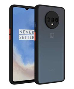 winble OnePlus 7T Back Cover Case Smoke (Black)