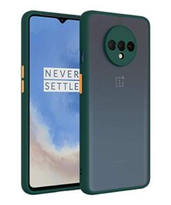 winble OnePlus 7T Back Cover Case Smoke (Green)