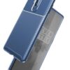 winble OnePlus 8 Pro Back Cover Case Carbon Fiber (Blue)