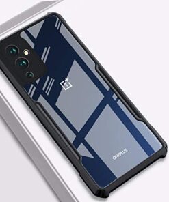 Winble Back Case Cover for OnePlus 9 Back Cover Slim Crystal Clear Camera Protection Airbag Shockproof Anti Slip Grip PC TPU Bumper Back Cover for OnePlus 9 One Plus 9 One 9 Transparent 0 2