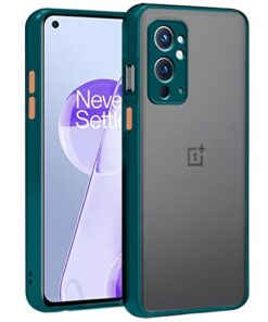 winble OnePlus 9RT 5G Back Cover Case Smoke  (Green)