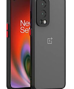 winble OnePlus Nord 2 5G Back Cover Case Smoke (Black)
