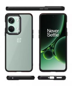 Winble Back Case Cover for OnePlus Nord 3 5G Back Cover Metal Camera Guard Acrylic Clear Protective Back Cover for OnePlus Nord 3 5G One Plus Nord 3 5G 0 4