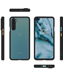 Winble Back Case Cover for OnePlus Nord Back Cover Slim Camera Protection Shockproof Anti Slip Grip PC TPU Smock Back Cover for OnePlus NordOne Plus Nord Green 0 2