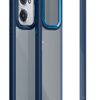 winble OnePlus Nord CE 2 5G Back Cover Case Metal Camera Guard Hard Acrylic Clear Back (Blue)
