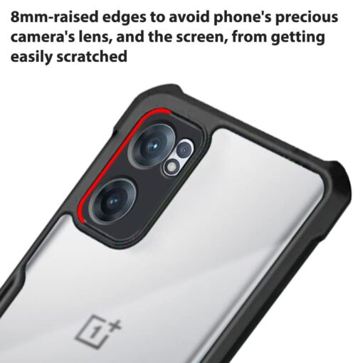 winble OnePlus Nord CE 2 5G Back Cover Case Crystal Clear - Image 3