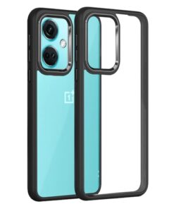 winble OnePlus Nord CE 3 5G Back Cover Case Metal Camera Guard Hard Acrylic Clear Back