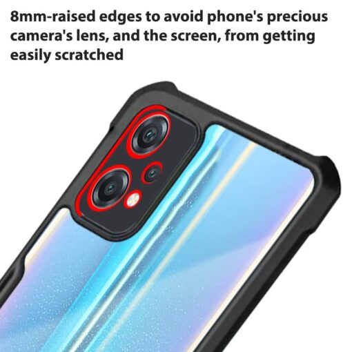 winble Realme 9 Pro 5G Back Cover Case Crystal Clear - Image 3