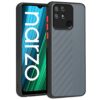 winble Realme Narzo 50A Back Cover Case Smoke (Black)
