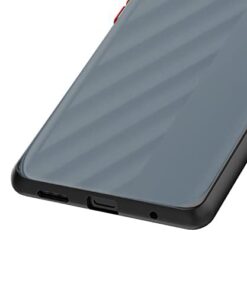 Winble Back Case Cover for Realme Narzo 50A Back Cover Slim Camera Protection Shockproof Anti Slip Grip PC TPU Smock Back Cover for Realme Narzo 50A Black 0 5