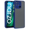 Winble Back Case Cover for Realme Narzo 50A Back Cover Slim Camera Protection Shockproof Anti Slip Grip PC TPU Smock Back Cover for Realme Narzo 50A Blue 0