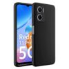 Winble Back Case Cover for Redmi 11 Prime 5G Back Cover Case Camera Protection Soft Liquid Silicone Protective Back Cover Designed for Redmi 11 Prime 5G Black 0