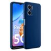 Winble Back Case Cover for Redmi 11 Prime 5G Back Cover Case Camera Protection Soft Liquid Silicone Protective Back Cover Designed for Redmi 11 Prime 5G Blue 0