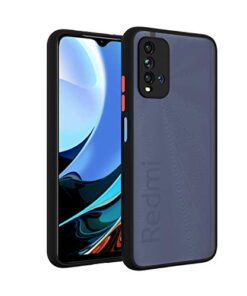 winble Redmi 9 Power Back Cover Case Smoke (Black)