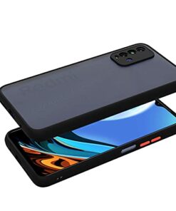 Winble Back Case Cover for Redmi 9 Power Back Cover Slim Camera Protection Shockproof Anti Slip Grip PC TPU Smock Back Cover for Redmi 9 Power Black 0 3