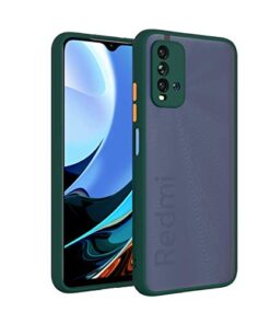 winble Redmi 9 Power Back Cover Case Smoke (Green)