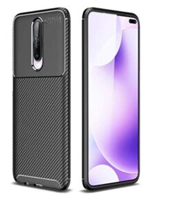 winble Redmi K30 / Poco X2  Back Cover Case Carbon Fiber (Black)