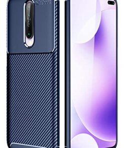 winble Redmi K30 / Poco X2  Back Cover Case Carbon Fiber (Blue)
