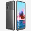 winble Redmi Note 10 / Redmi Note 11 SE / Redmi Note 10s Back Cover Case Carbon Fiber (Black)