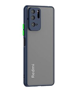 Winble Back Case Cover for Redmi Note 10T 5G Poco M3 Pro 5G Back Cover Slim Camera Protection Shockproof Anti Slip Grip PC TPU Smock Back Cover for Redmi Note 10T 5G Blue 0 0