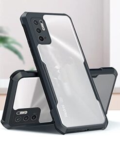 Winble Back Case Cover for Redmi Note 10T Poco M3 Pro Back Cover Slim Crystal Clear Camera Protection Airbag Shockproof Anti Slip Grip PC TPU Bumper Back Cover for Redmi Note 10T 0 4