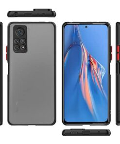 Winble Back Case Cover for Redmi Note 11 ProNote 11 Pro Plus 5G Back Cover Slim Camera Protection Shockproof Anti Slip Grip PC TPU Smock Back Cover for Redmi Note 11 ProNote 11 Pro 5G Black 0 2