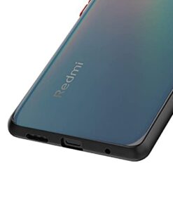 Winble Back Case Cover for Redmi Note 11T 5G Back Cover Slim Camera Protection Shockproof Anti Slip Grip PC TPU Smock Back Cover for Redmi Note 11T 5G Poco M4 Pro 5G Black 0 3