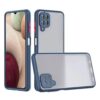 Winble Back Case Cover for Samsung Galaxy M12 A12 Back Cover Slim Camera Protection Shockproof Anti Slip Grip PC TPU Smock Back Cover for Samsung Galaxy M12 A12 Blue 0