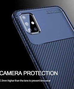 Winble Back Case Cover for Samsung Galaxy M31s Back Cover Case Cover Shock Proof Slim Rugged Armor Drop Tested Back Cover for Samsung Galaxy M31s Blue 0 0