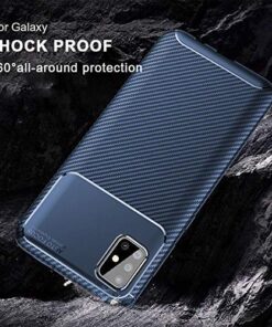 Winble Back Case Cover for Samsung Galaxy M31s Back Cover Case Cover Shock Proof Slim Rugged Armor Drop Tested Back Cover for Samsung Galaxy M31s Blue 0 1