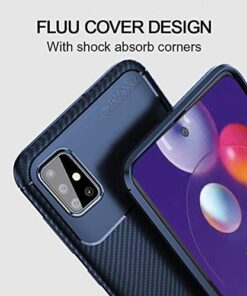 Winble Back Case Cover for Samsung Galaxy M31s Back Cover Case Cover Shock Proof Slim Rugged Armor Drop Tested Back Cover for Samsung Galaxy M31s Blue 0 2