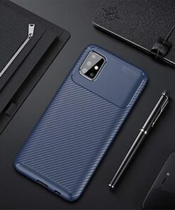 Winble Back Case Cover for Samsung Galaxy M31s Back Cover Case Cover Shock Proof Slim Rugged Armor Drop Tested Back Cover for Samsung Galaxy M31s Blue 0 3