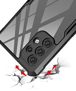 Winble Back Case Cover for Samsung Galaxy M32 5G Back Cover Case Slim Crystal Clear Camera Protection Airbag PC TPU Bumper Back Cover for Samsung Galaxy M32 5G 0 3