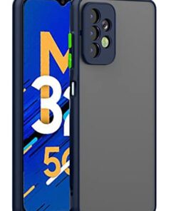 winble Samsung Galaxy M32 5G Back Cover Case Smoke (Blue)