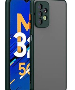 winble Samsung Galaxy M32 5G Back Cover Case Smoke (Green)