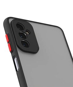 Winble Back Case Cover for Samsung Galaxy M52 5G Back Cover Slim Camera Protection Shockproof Anti Slip Grip PC TPU Smock Back Cover for Samsung Galaxy M52 5G Black 0 0