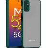 Winble Back Case Cover for Samsung Galaxy M52 5G Back Cover Slim Camera Protection Shockproof Anti Slip Grip PC TPU Smock Back Cover for Samsung Galaxy M52 5G Green 0
