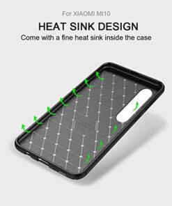 Winble Back Case Cover for Xiaomi Mi 10 5G Mi 10 Pro 5G Back Cover Case Cover Shock Proof Slim Rugged Armor Drop Tested Back Cover for Xiaomi Mi 10 5G Mi 10 Pro 5G 0 2