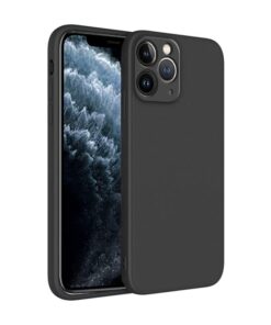 winble iPhone 11 Pro Back Cover Case Liquid Silicone (Black)