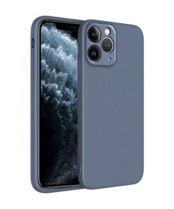 winble iPhone 11 Pro Back Cover Case Liquid Silicone (Gray)