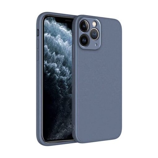 winble iPhone 11 Pro Back Cover Case Liquid Silicone (Gray)