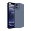 winble iPhone 12 Back Cover Case Liquid Silicone (Gray)