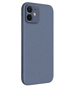 Winble Back Case Cover for iPhone 12 Back Cover Case Camera Protection Soft Liquid Silicone Protective Back Cover Designed for iPhone 12 Gray 0 4